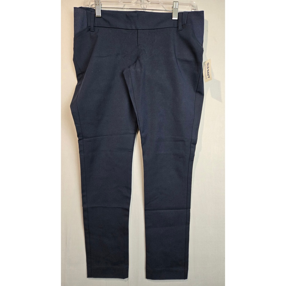 Old Navy Maternity Pixie Side Panel Navy Blue Ankle Pants Size 2 NWT 572538-03-1